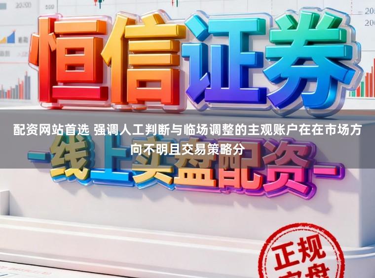 配资网站首选 强调人工判断与临场调整的主观账户在在市场方向不明且交易策略分