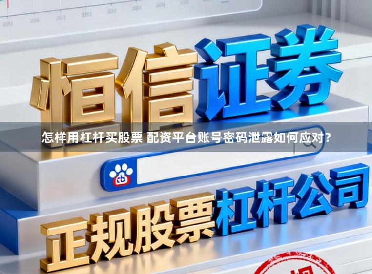 怎样用杠杆买股票 配资平台账号密码泄露如何应对？