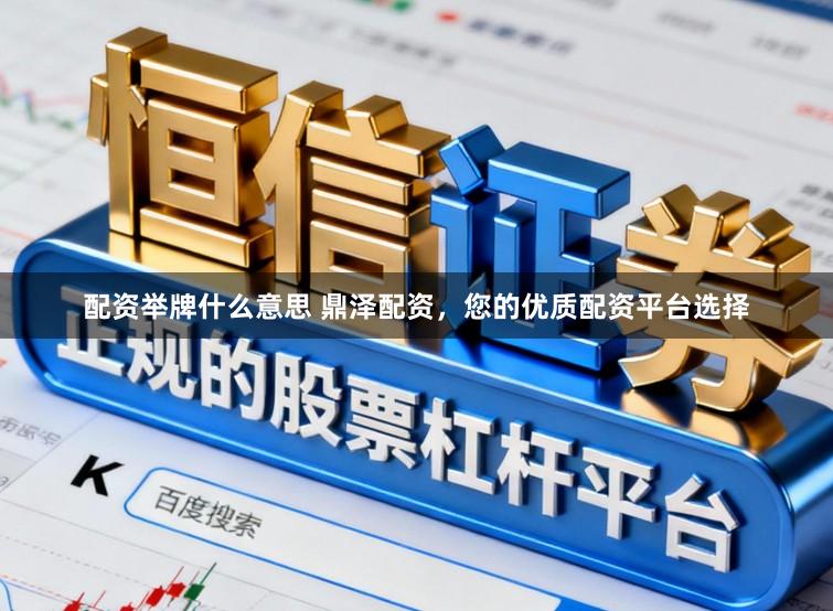 配资举牌什么意思 鼎泽配资，您的优质配资平台选择