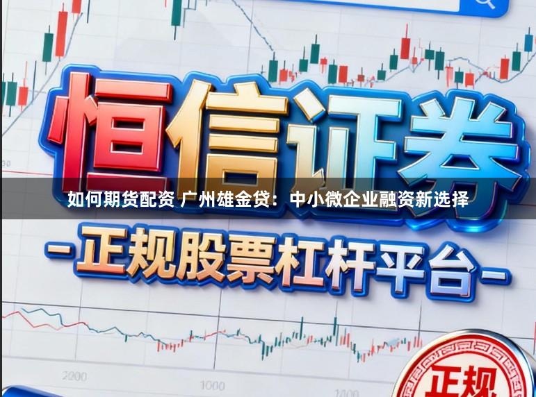 如何期货配资 广州雄金贷：中小微企业融资新选择
